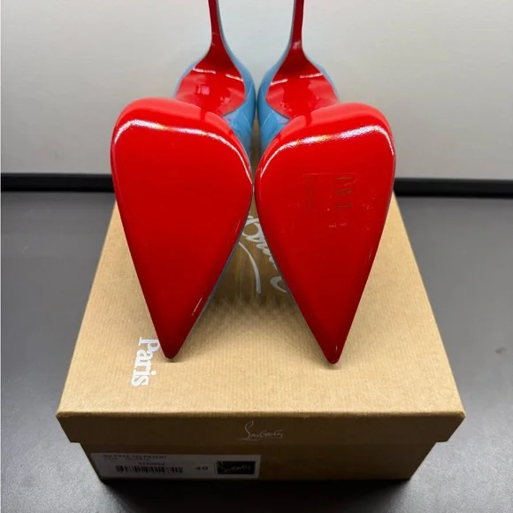 Christian Louboutin Blue Women's Heels - Picture 3 of 7